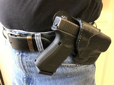 Azula Gun Holsters are hand made with pride by master craftsman with over 30 years of holster making experience. Azula Gun Holsters have a lifetime replacement warranty. If an Azula Gun holster fails to function due to a manufacturing defect it will be replaced free of charge. Some items will need to be custom built.